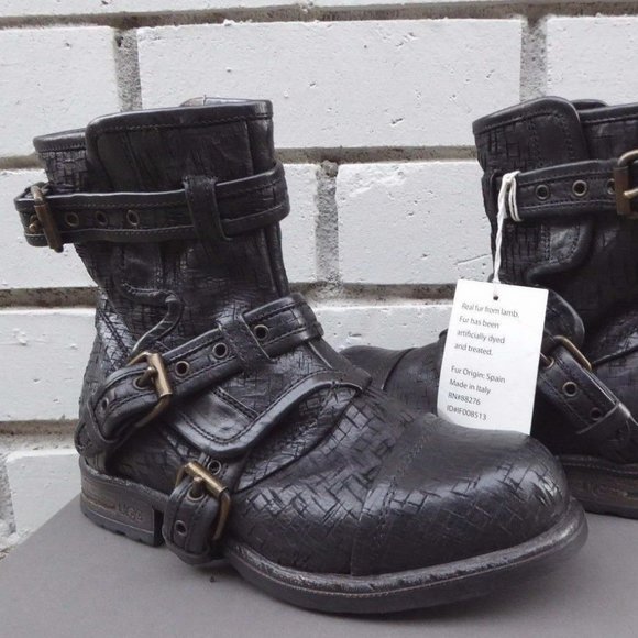 ❤️SALE UGG ITALIAN MADE ELISABETA WEAVE BOOTS NEW IN BOX - Picture 3 of 15